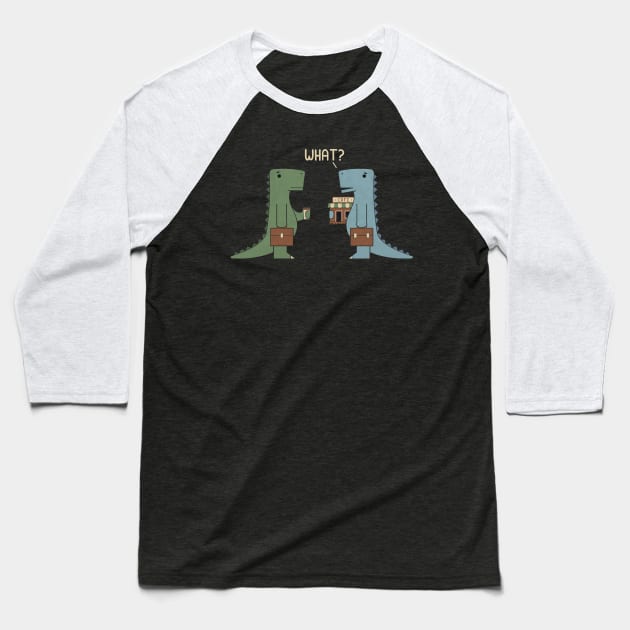 Weekdays Baseball T-Shirt by HandsOffMyDinosaur